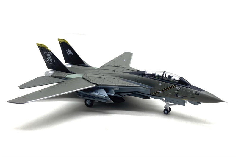 FLOZ F14 Tomcat fighter jet Fine edition dark gray 1:100 Aircraft Pre-built Model