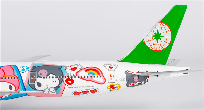 NG Models 1:400 EVA Air Boeing 777-300ER B-16722 Model