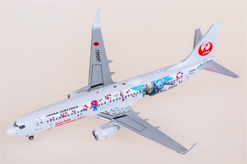 Phoenix 1:400 Japan Airlines Boeing 737-800 JA342J Model