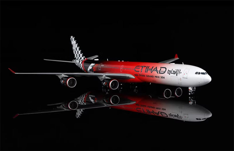 SQ Wings Etihad Airways Airbus A340-600 A6-EHJ 2014 1:200 Aircraft Model