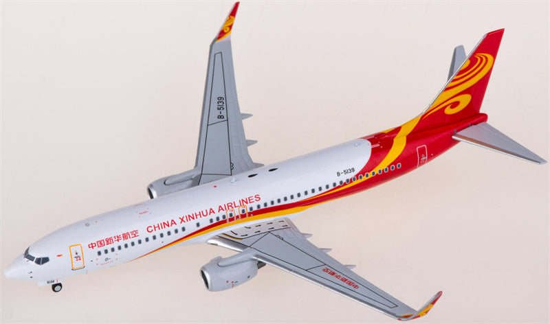 NG Models China Xinhua Airlines Boeing 737-800 B-5139 1:400 Diecast Model view 1
