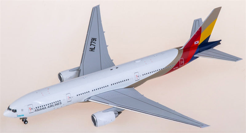 NG Models Asiana for Boeing 777-200ER HL7791 1:400 Airplane Pre-built  Airliner Model Display