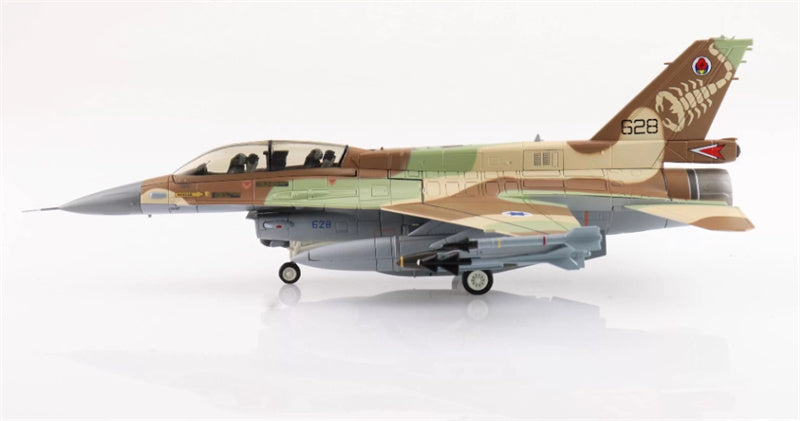 HOBBY MASTER F-16D Barak 628 105 Squadron The Scorpion IAF (with 4 x GBU-31) 1:72 Airplane Pre-built Model