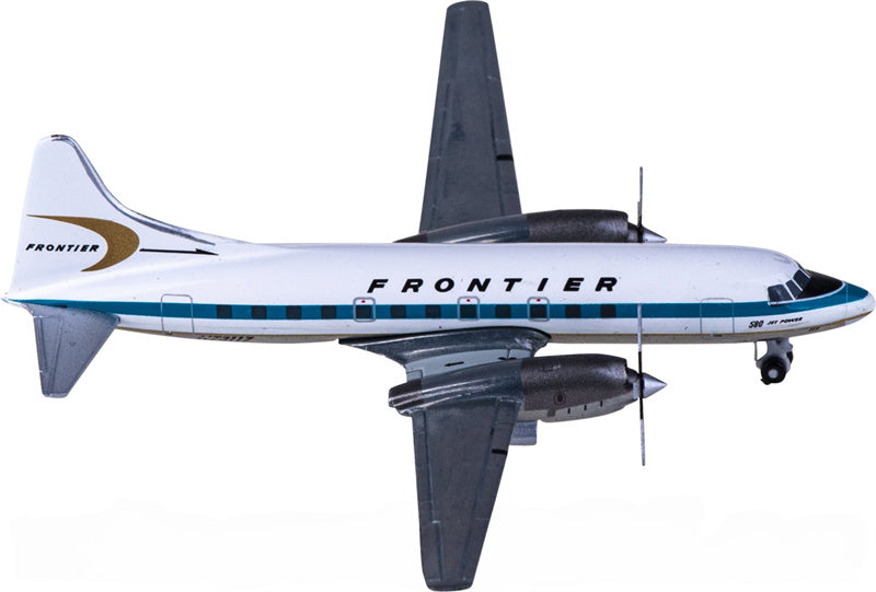Geminijets Frontier Airlines Convair CV-580 N73117 1:400 Diecast Model view 1