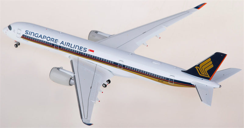 JC Wings Singapore Airlines Airbus A350-900XWB 9V-SJF Flaps Down 1:400 Diecast Model view 2