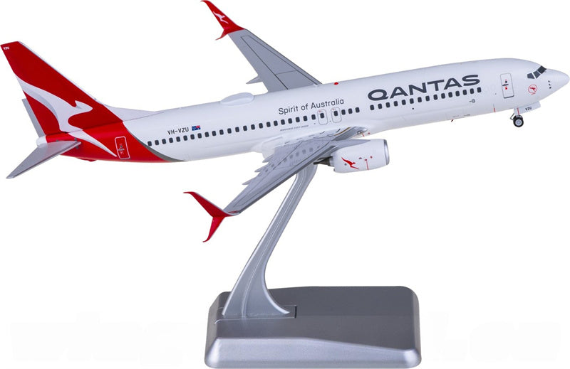NG Models Qantas Boeing 737-800 VH-VZU 1:200 Aircraft Pre-built  Airliner Model Display