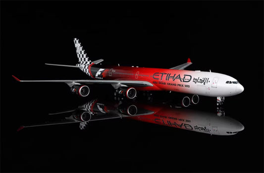 SQ Wings Etihad Airways Airbus A340-600 A6-EHJ 2012 1:200 Aircraft Model