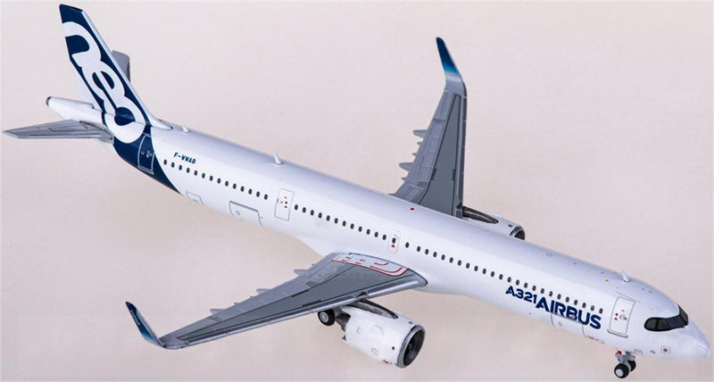 JC Wings Airbus A321neo F-WWAB 1:400 Airplan Diecast Model view 1