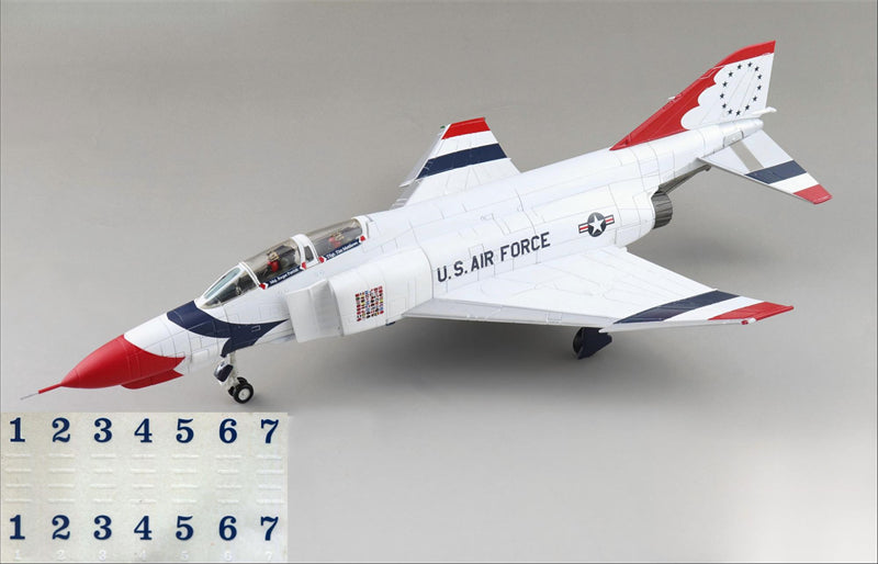 HOBBY MASTER USAF F-4E Thunderbirds 1:72 Model 1973/74 season Water sticker version