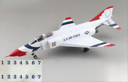 HOBBY MASTER USAF F-4E Thunderbirds 1:72 Model 1973/74 season Water sticker version