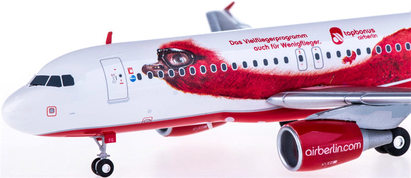Herpa Air Berlin Airbus A320 D-ABFO Top Bonus 1:200 ABS Model view 3