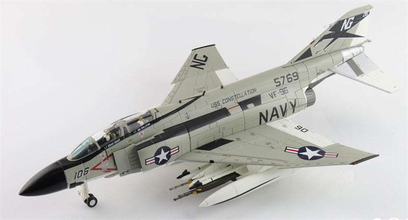 HOBBY MASTER McDonnell Douglas F4J Phantom II Showtime 106 155769 VF-96 USS Constellation May 1972 1:72 Aircraft Pre-built Model