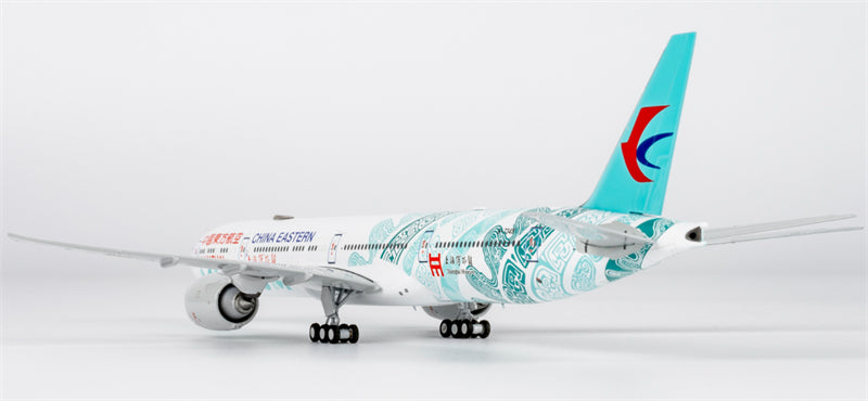 NG Models 1:400 China Eastern Boeing 777-300ER B-7349 Shanghai Museum Diecast Model view 4