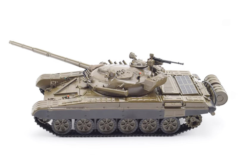 Modimio Soviet tracked main battle tank T-72A Army green 1:43 Tank Pre-built Model