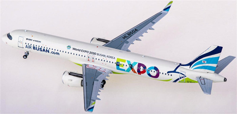 NG Models Air Busan Airbus A321neo HL8504 1:400 Diecast Model view 3