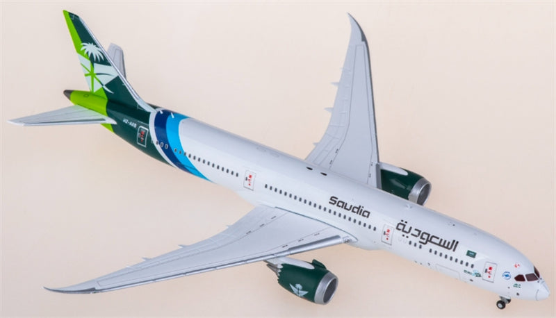 Geminijets Saudi Arabian Airlines Boeing 787-9 HZ-ARB 1:400 Diecast Model view 1