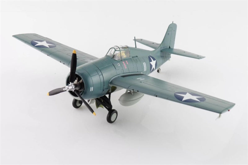 HOBBY MASTER F4F-4 Battle of Midway white 11 Lt. Scott McCuskey VF-3 USS Yorktown June 1942 1:48 Airplane Pre-built Model