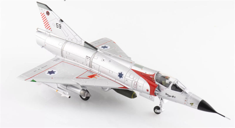 HOBBY MASTER Mirage IIICJ first Shahak kill No. 59 flown by Yoram Agmon 101 Squadron IAF Hatzor Air Base July 1966 1:72 Aircraft Pre-built Model