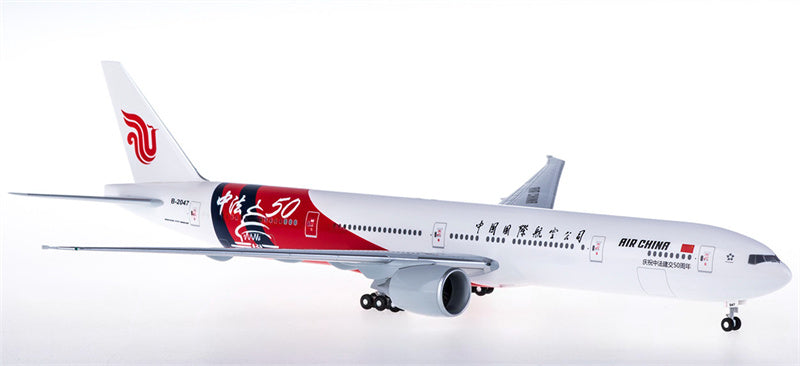 Hogan Air China Boeing 777-300ER B-2047 50th Anniversary China-France 1:200 ABS Model view 3