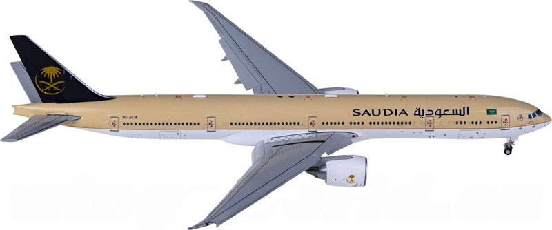 JC Wings Saudia Boeing 777-300ER HZ-AK38 Flaps Down 1:400 Diecast Model view 1