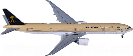 JC Wings Saudia for Boeing 777-300ER HZ-AK38 Flaps Down 1:400 Airplane Pre-built Airliner Model Display