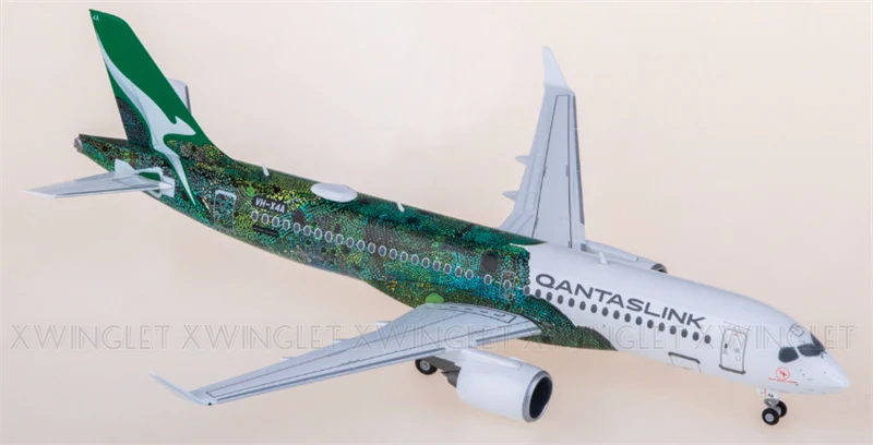 Watermarked - Herpa QantasLink Airbus A220-300 VH-X4A 1:200 Diecast Model