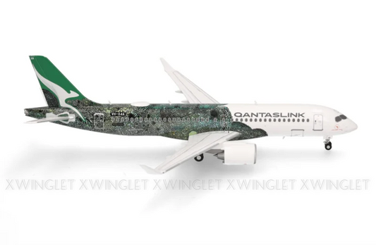 Watermarked - Herpa QantasLink Airbus A220-300 VH-X4A 1:200 Diecast Model